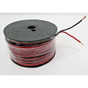 GS Power 16 awg strand PURE Copper Wire Bonded Red/Black 100ft roll-EXPRESS SHIP